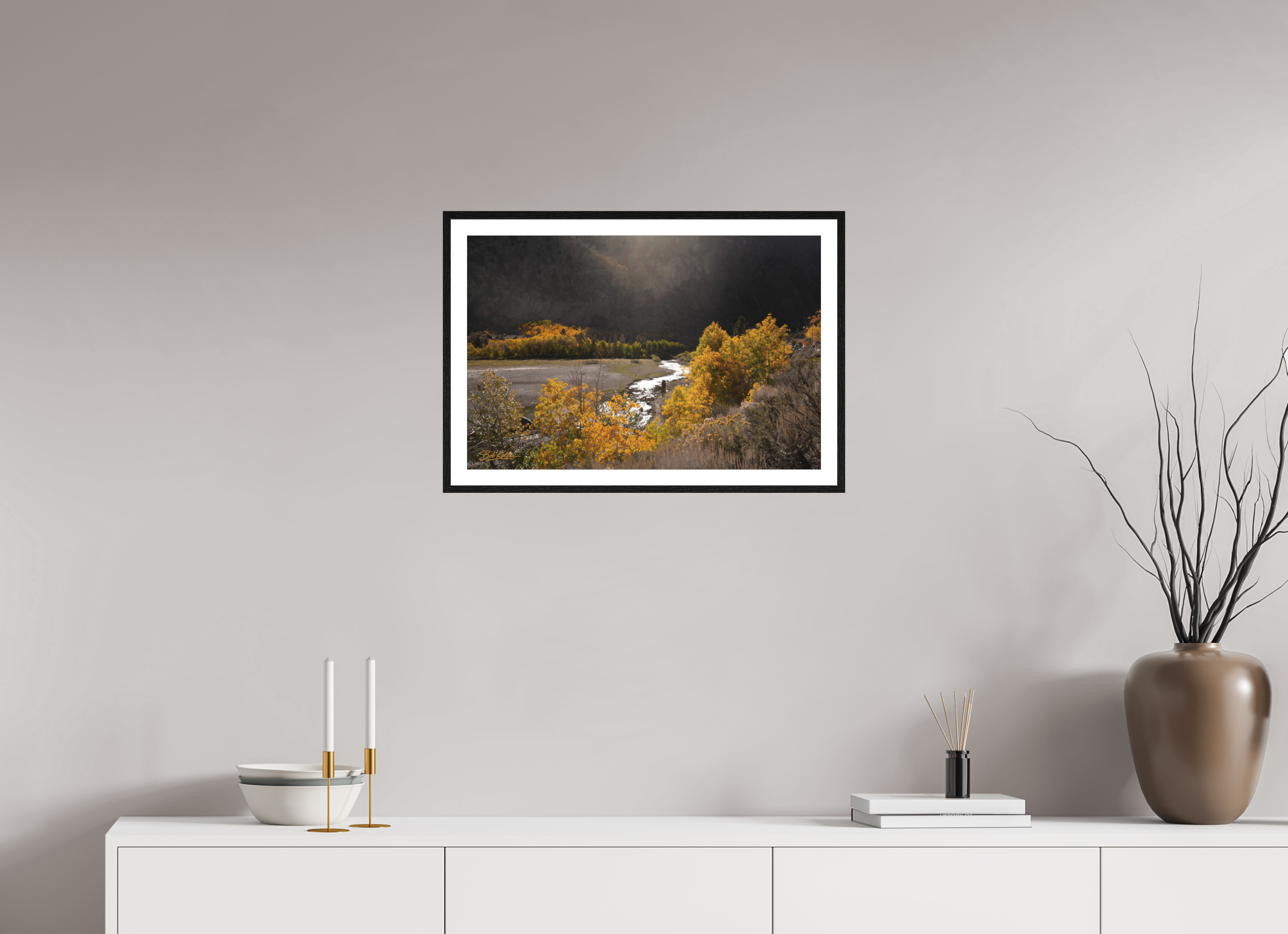24 x 16″, Fine Art - Acrylic - Framed First Light on the Loop