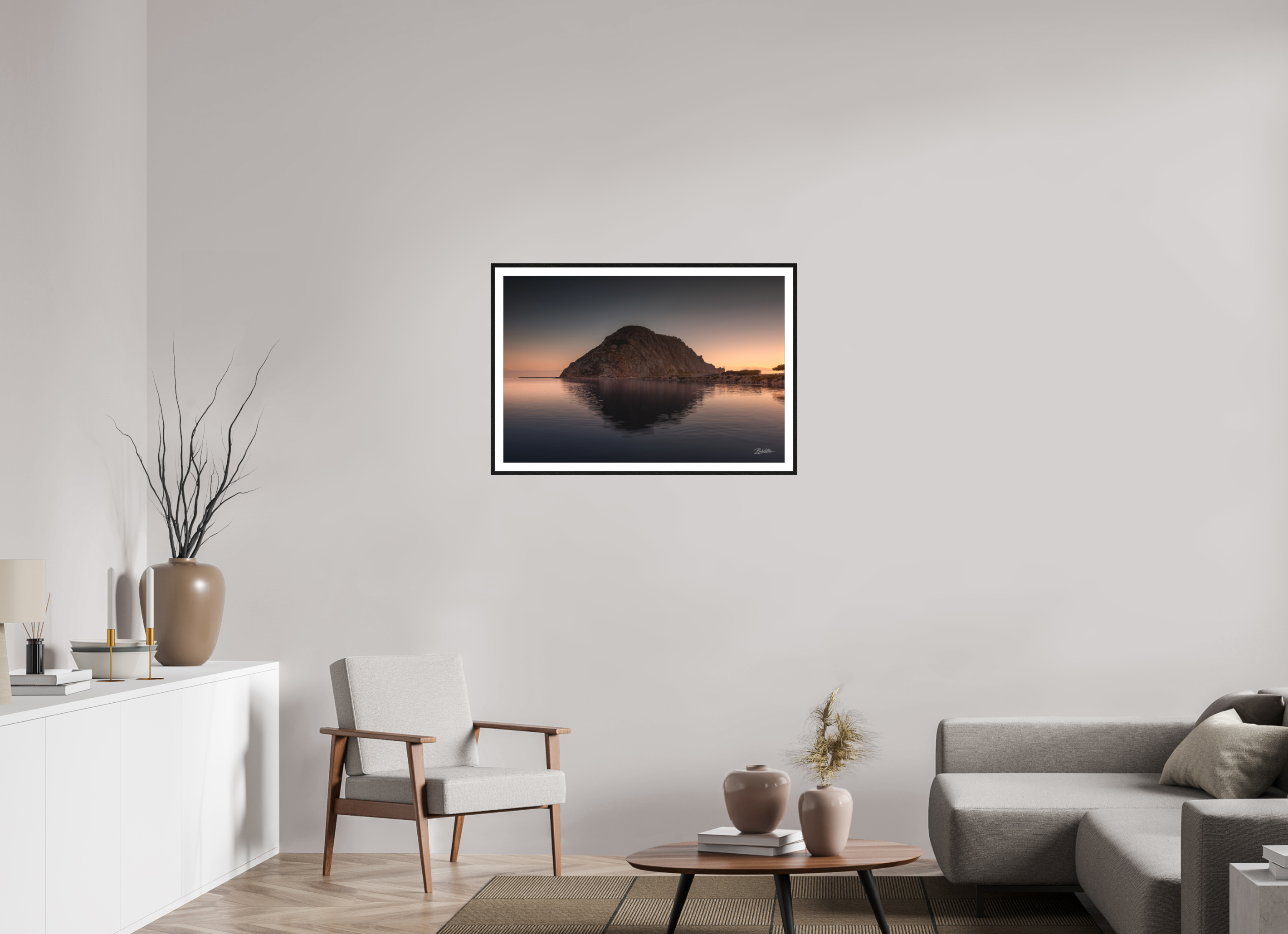 36 x 24″, Fine Art - Acrylic - Framed Morro Mirage