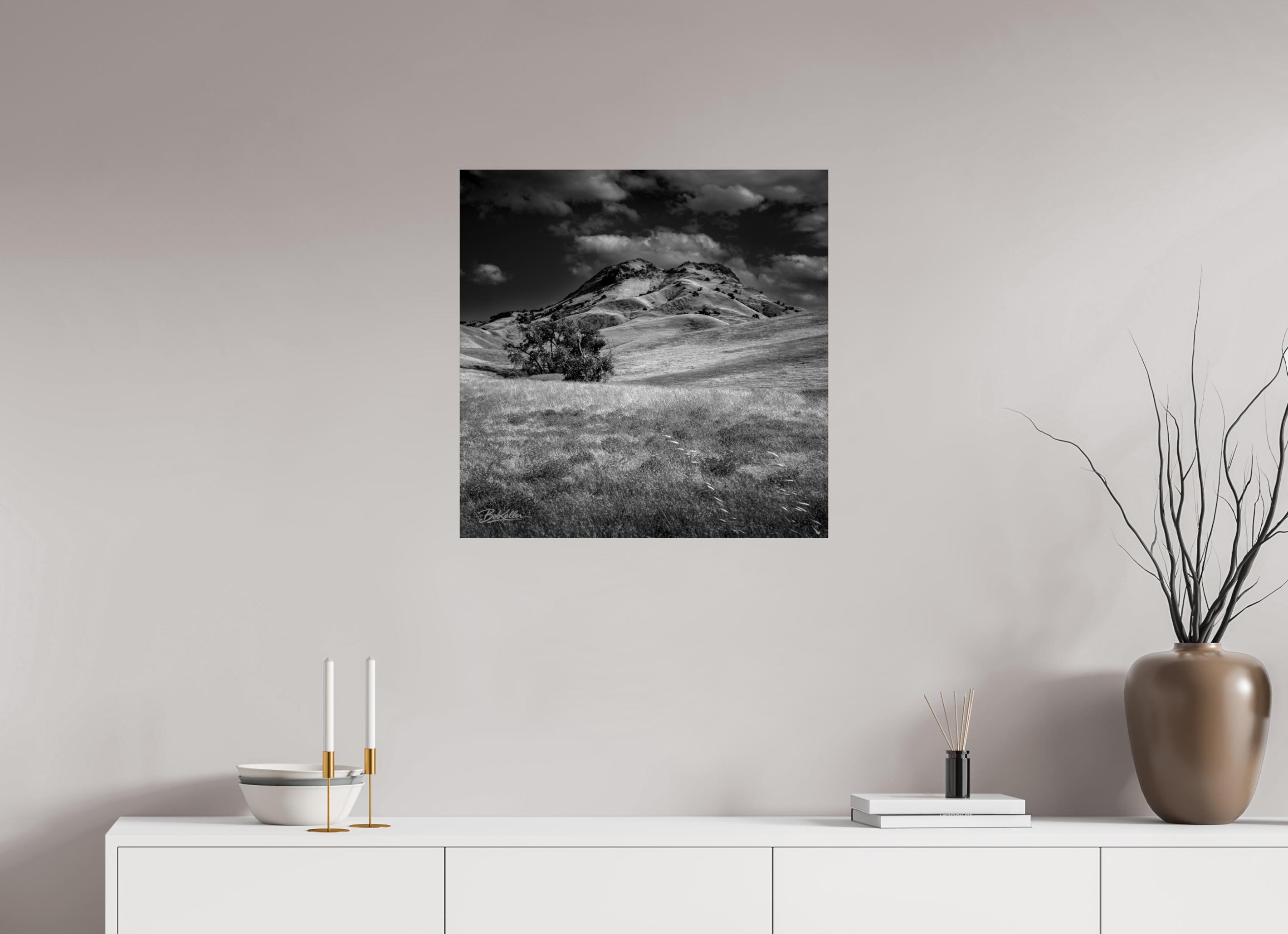 25 x 25″, Fine Art Print-Only Volcanic Expression