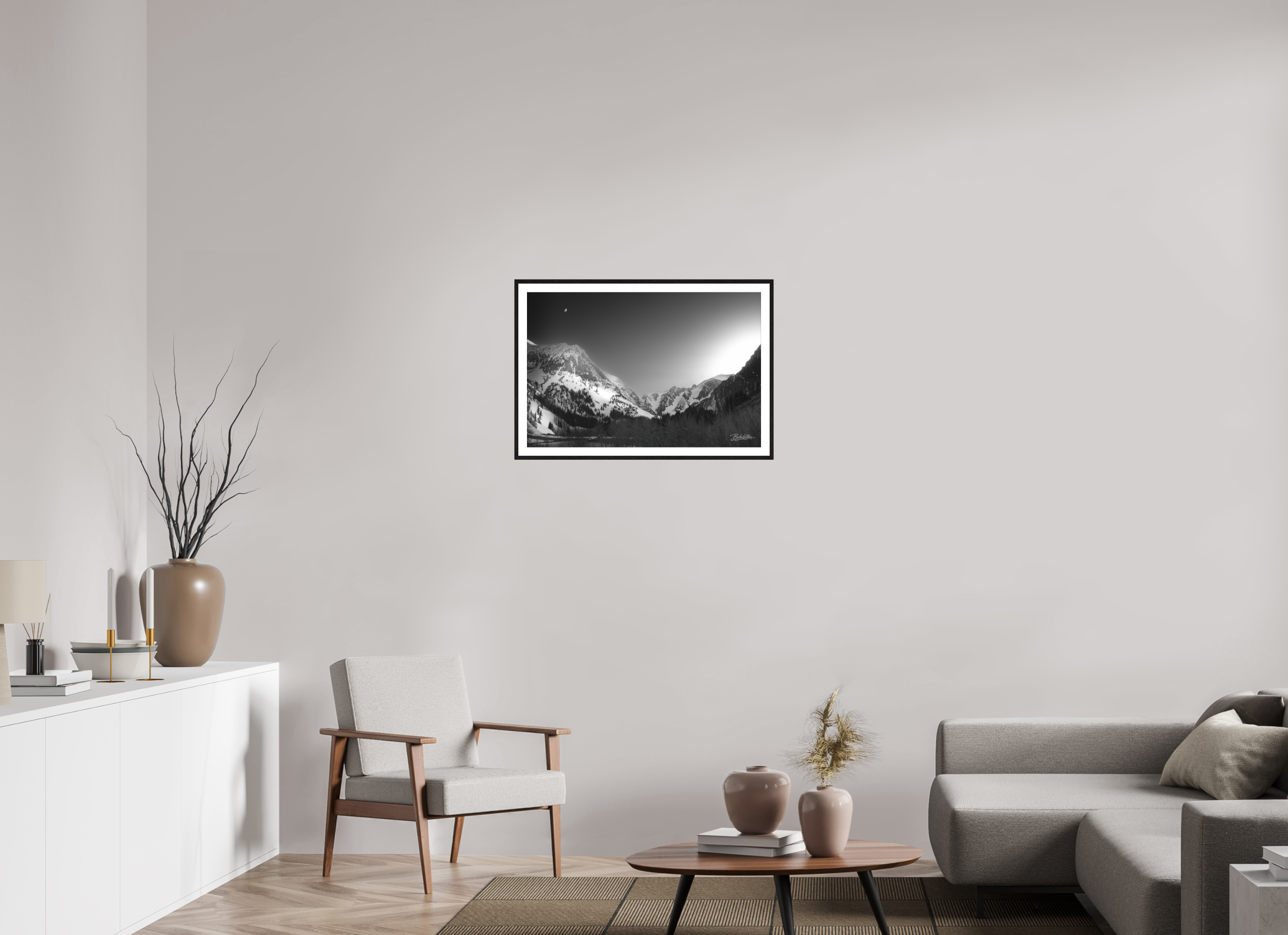 30 x 20″, Fine Art - Acrylic - Framed Last Light in the Canyon