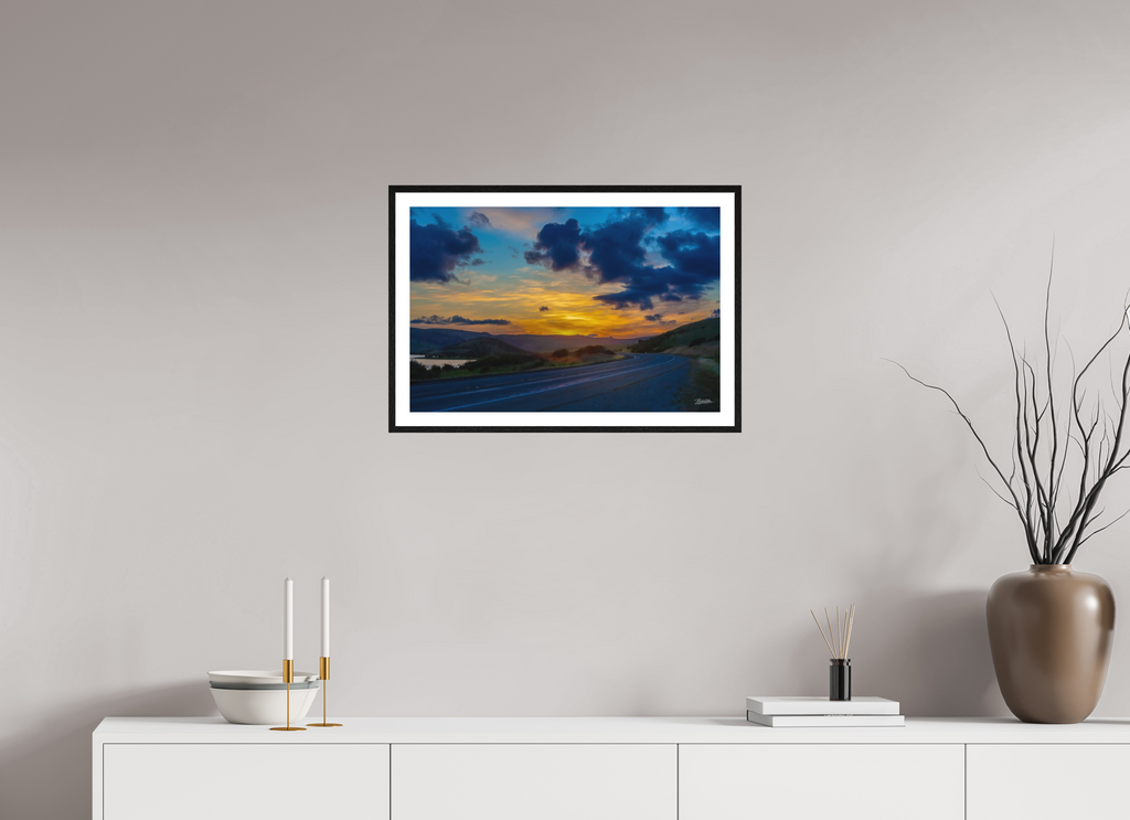 24 x 16″, Fine Art - Acrylic - Framed Road to Point Reyes
