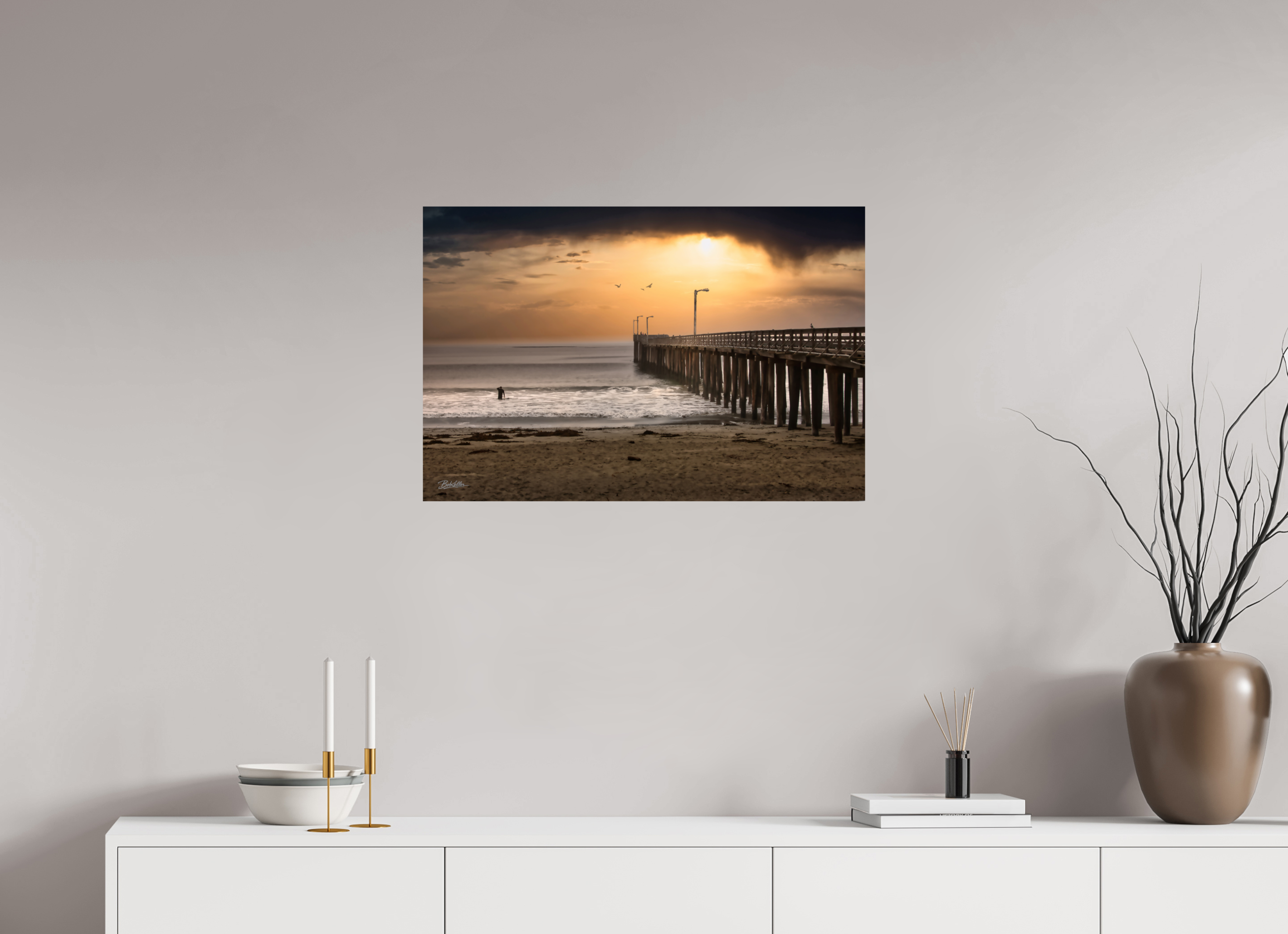 30 x 20″, Fine Art Print-Only Big Sur Sunset