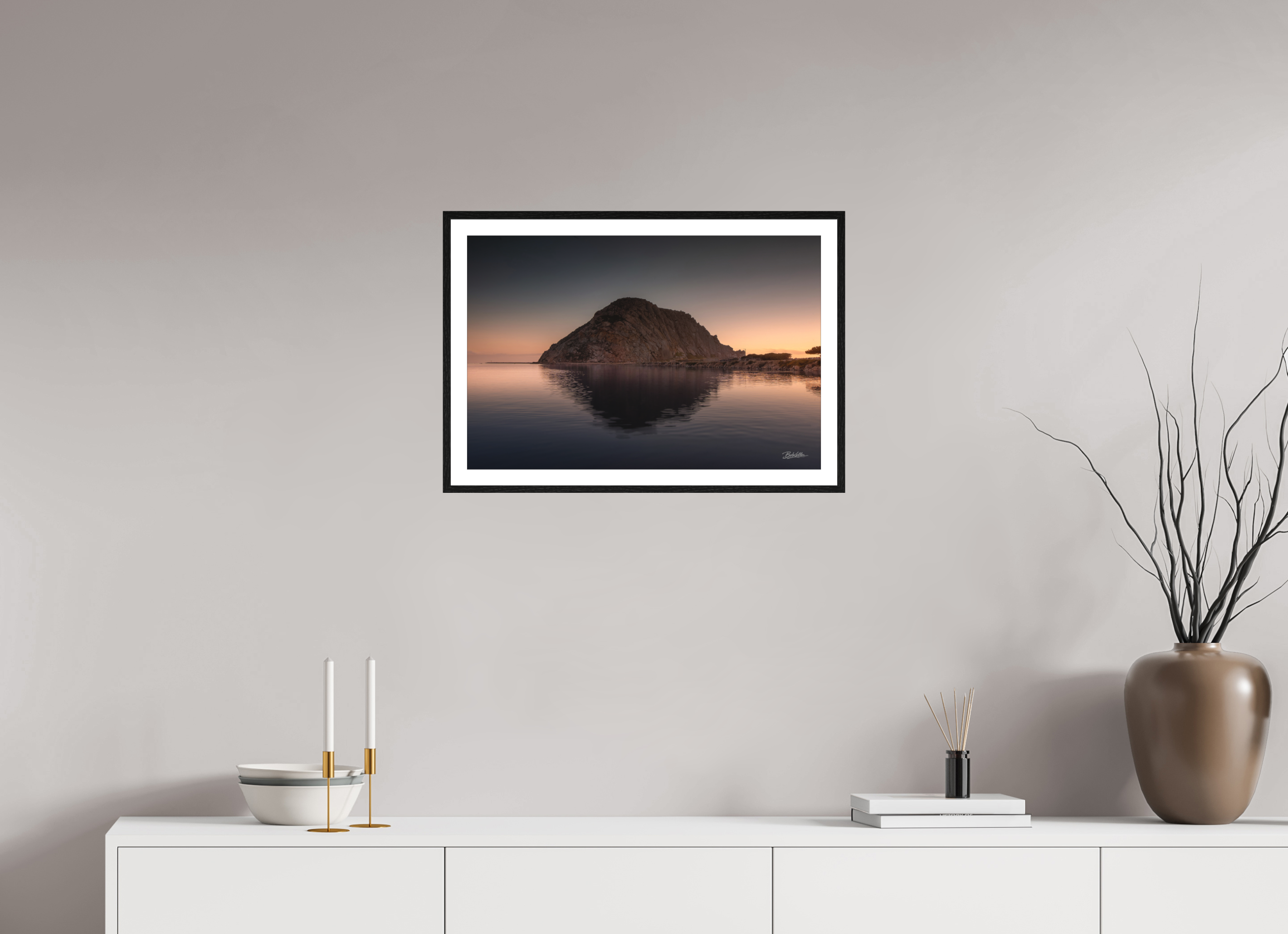 24 x 16″, Fine Art - Acrylic - Framed Morro Mirage