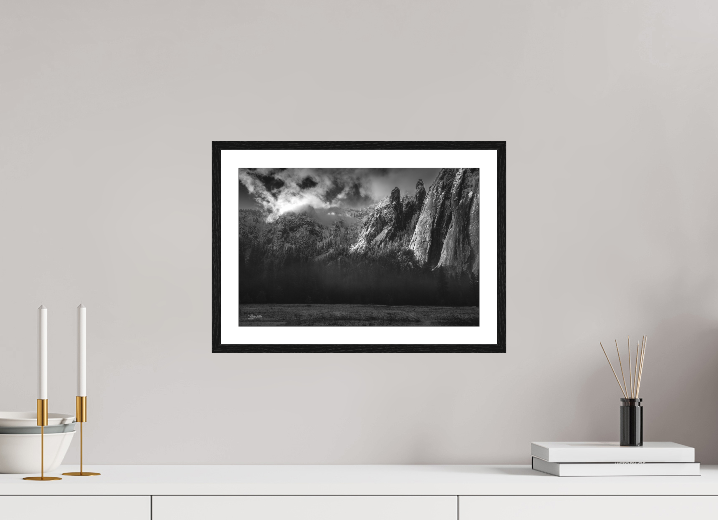 15 x 10″, Fine Art - Acrylic - Framed Morning Strike