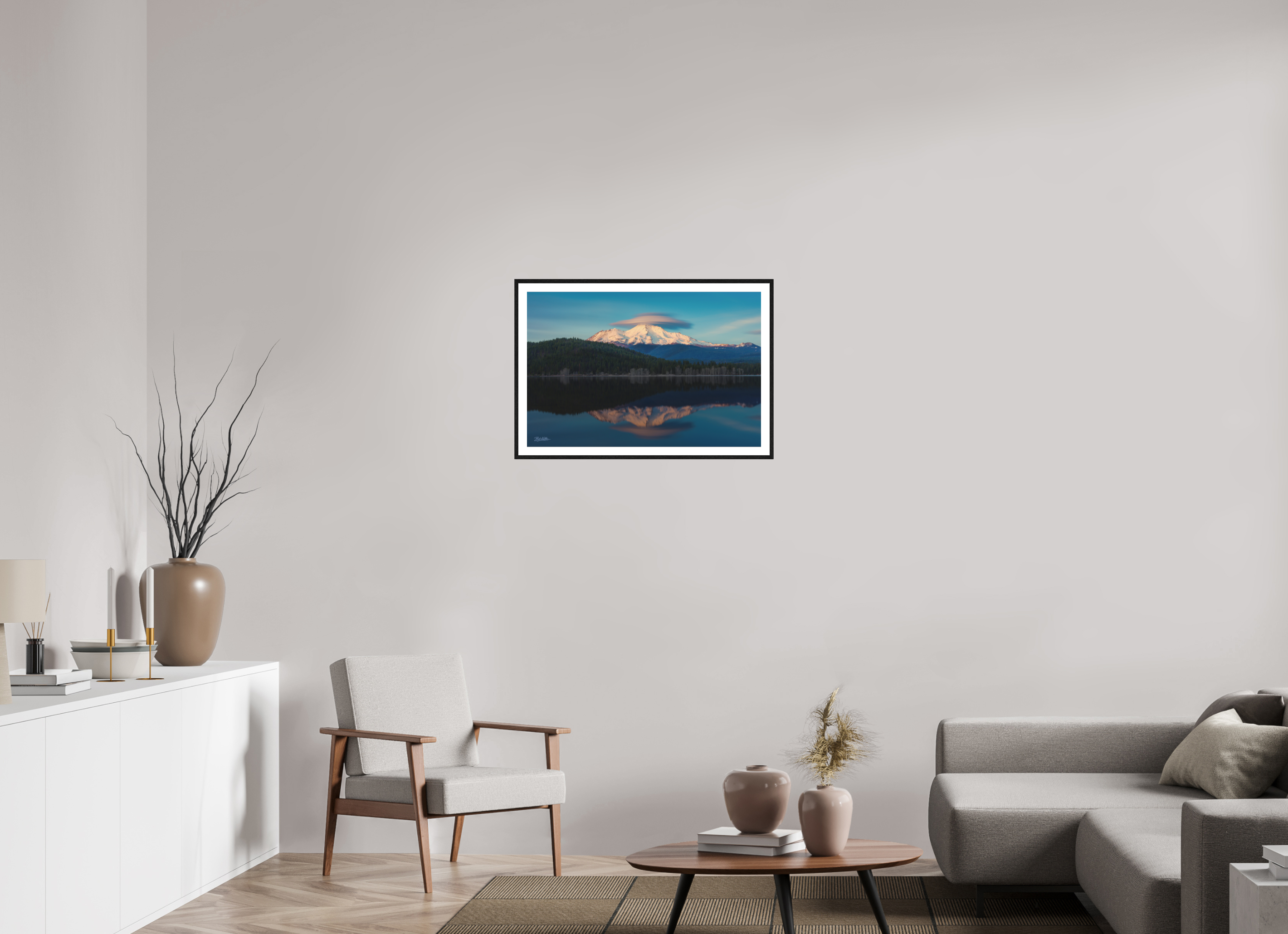 30 x 20″, Fine Art - Acrylic - Framed Crown of Stillness