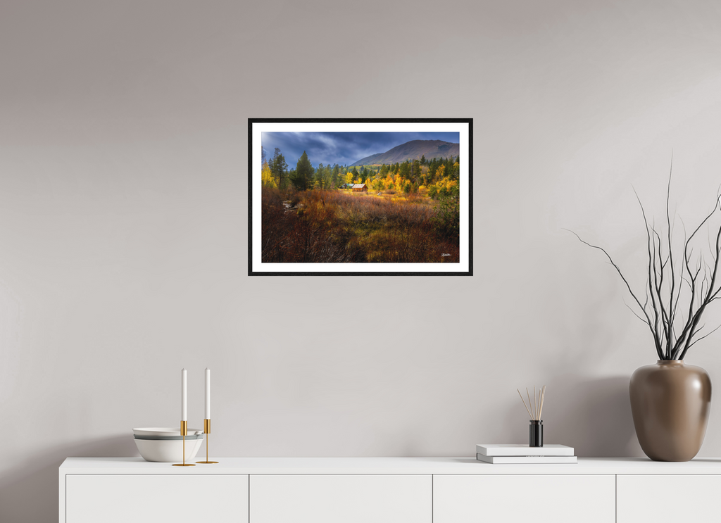 24 x 16″, Fine Art - Acrylic - Framed Hope Valley Hushed