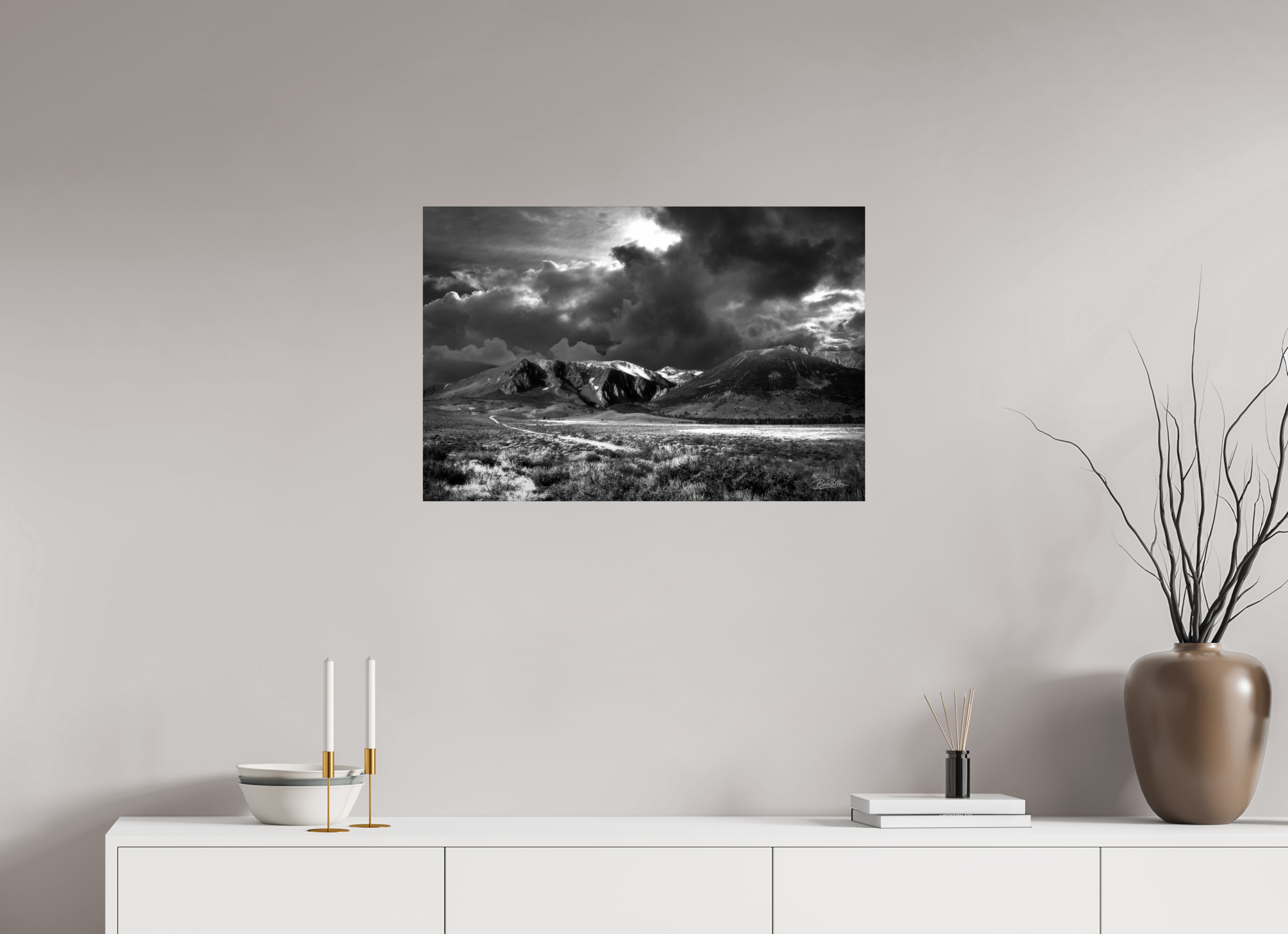 30 x 20″, Fine Art Print-Only Storm on the Pass
