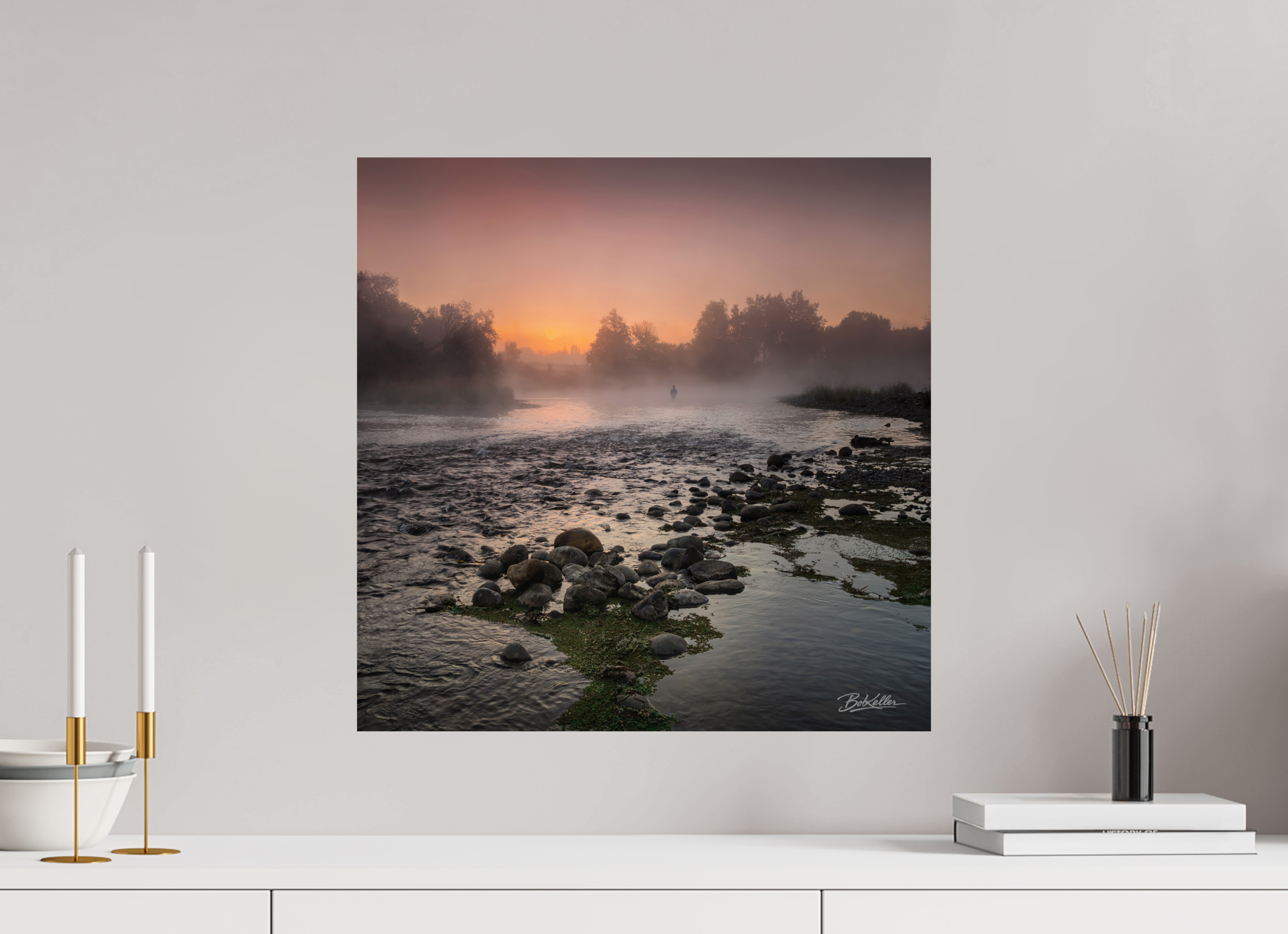 20 x 20″, Fine Art Print-Only River of Return