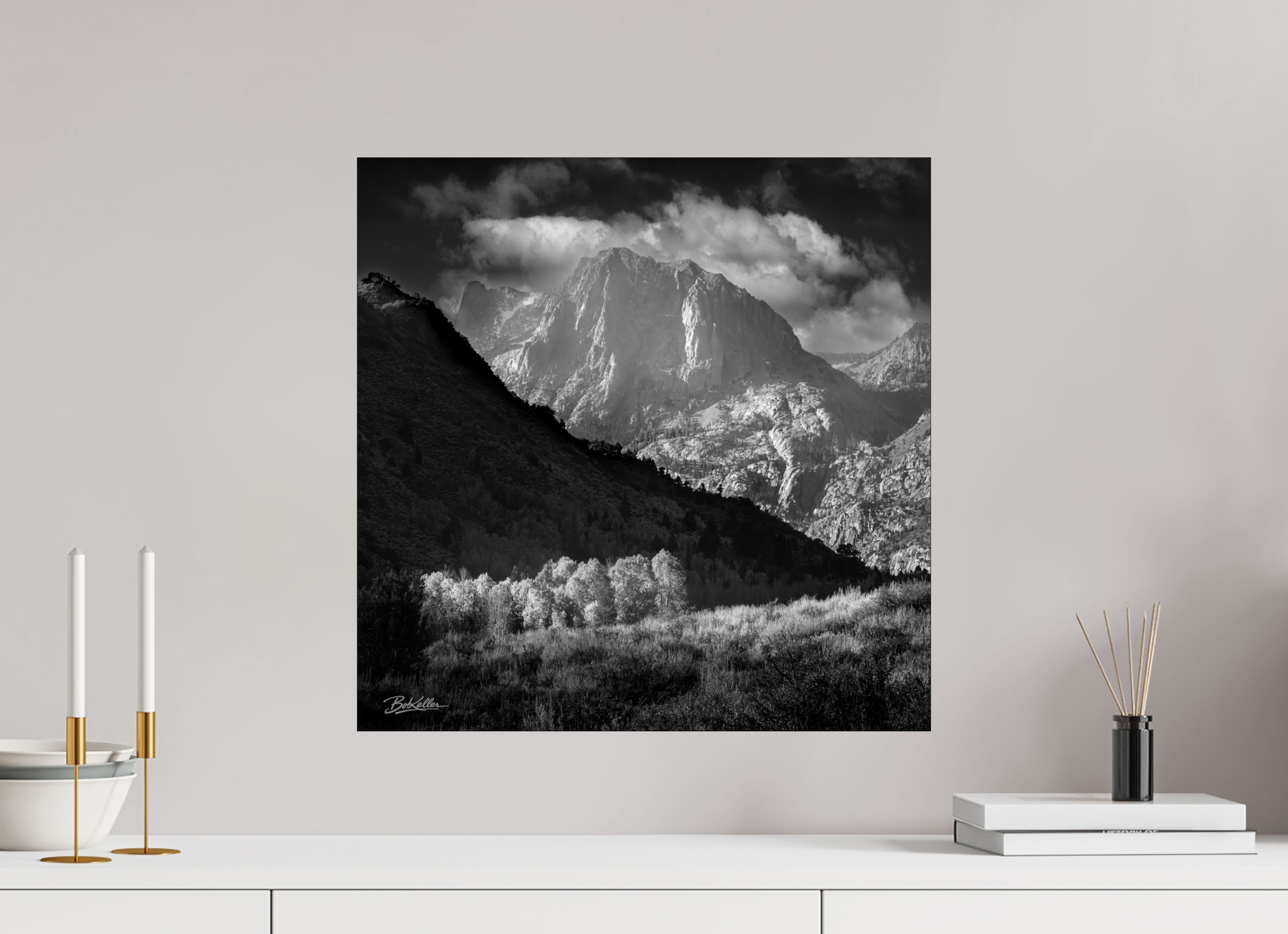 20 x 20″, Fine Art Print-Only Sierra Crescendo