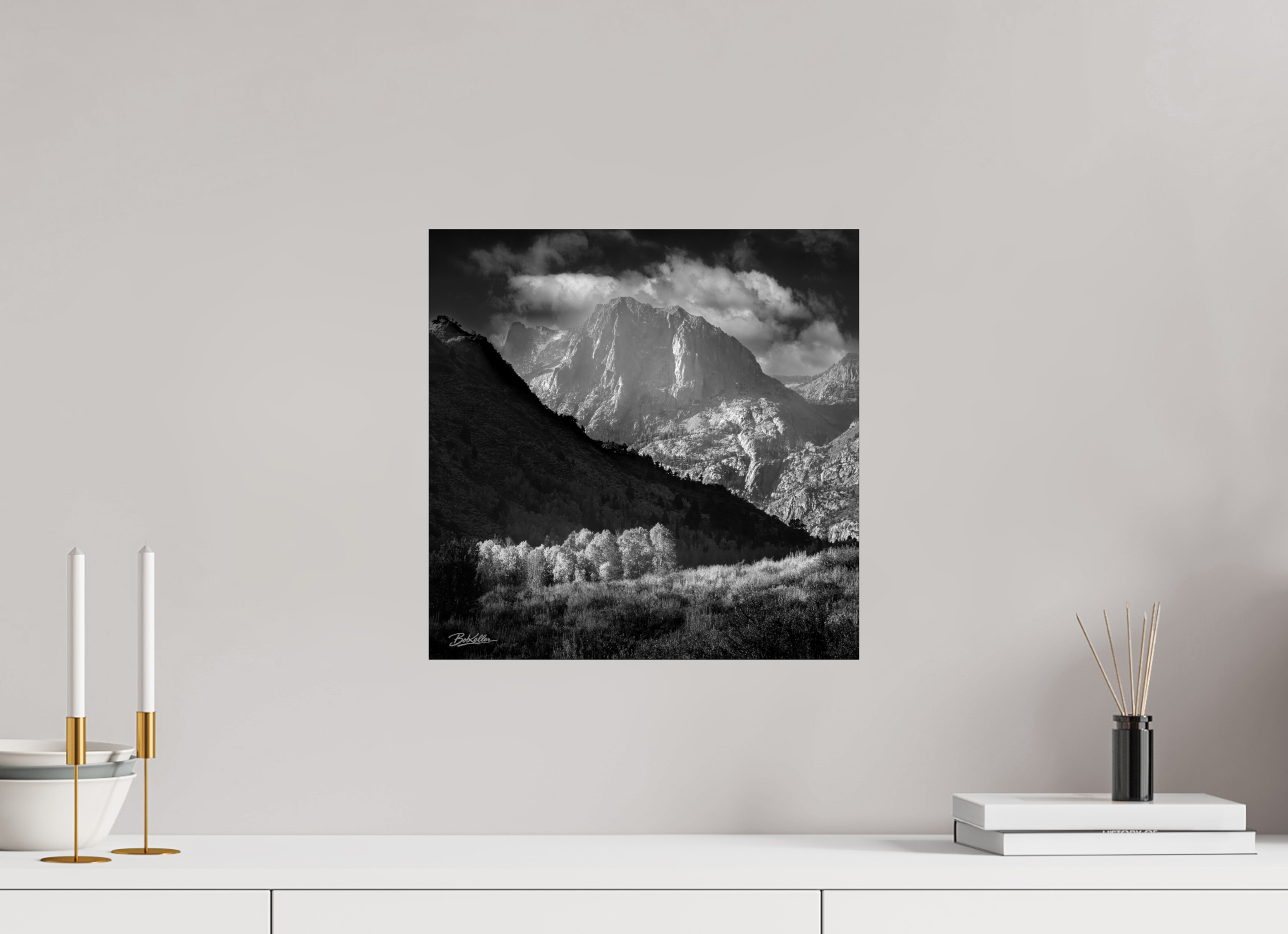 15 x 15″, Fine Art Print-Only Sierra Crescendo