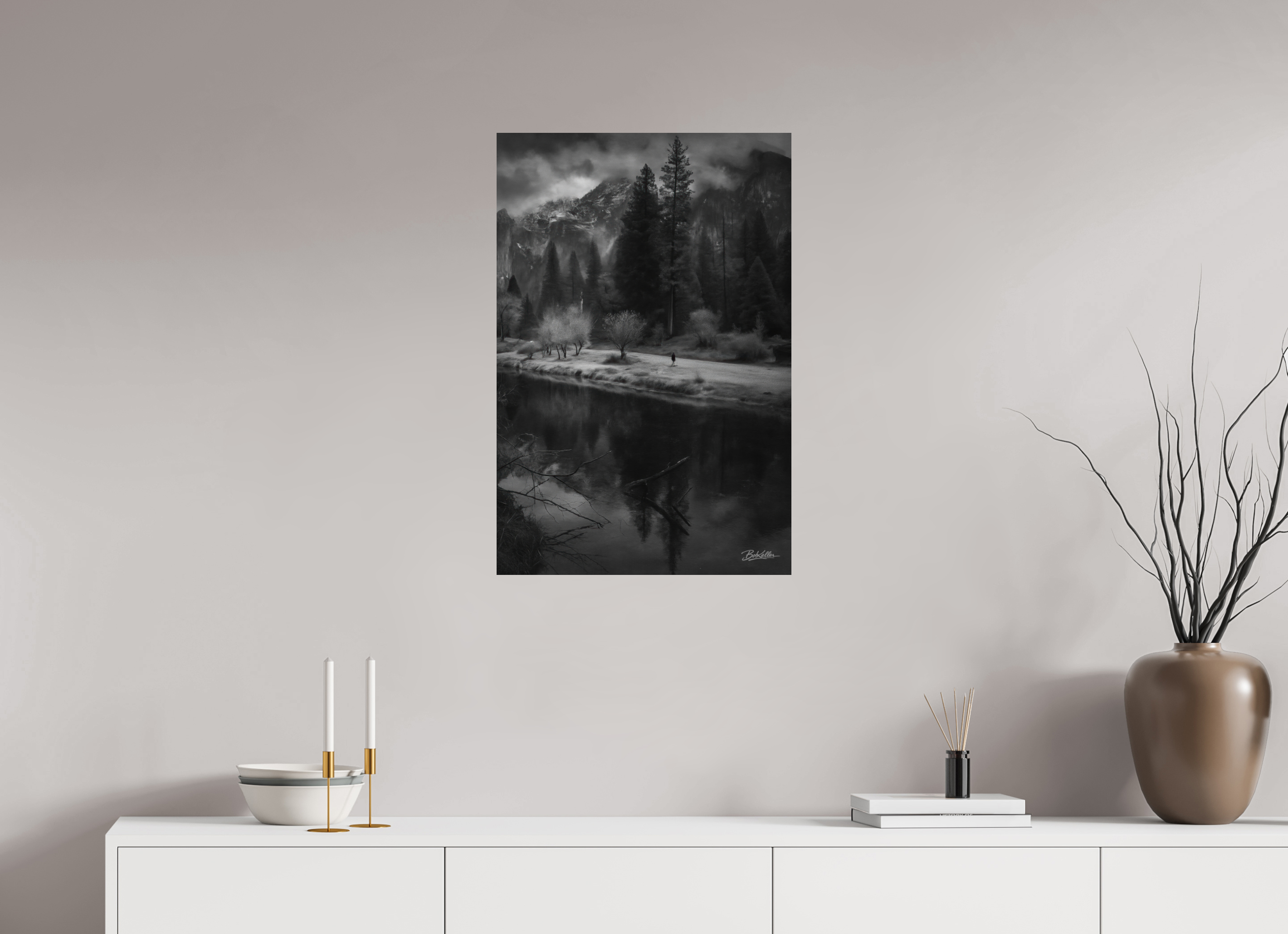 20 x 30″, Fine Art Print-Only Solitude in the Valley