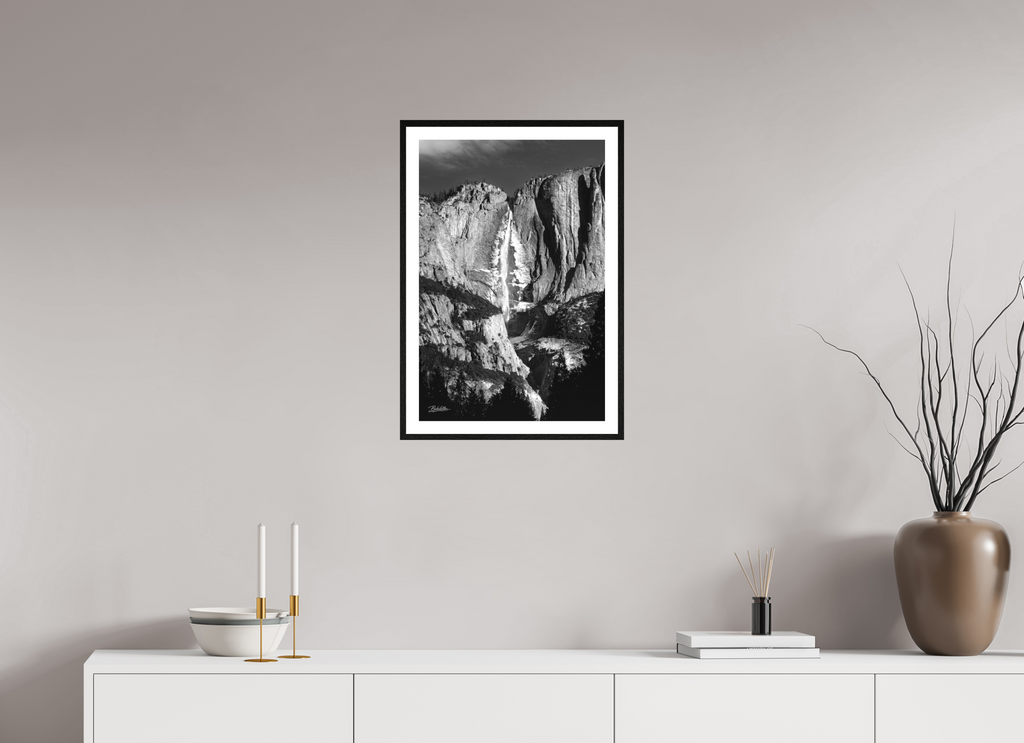 16 x 24″, Fine Art - Acrylic - Framed Ice on the Falls