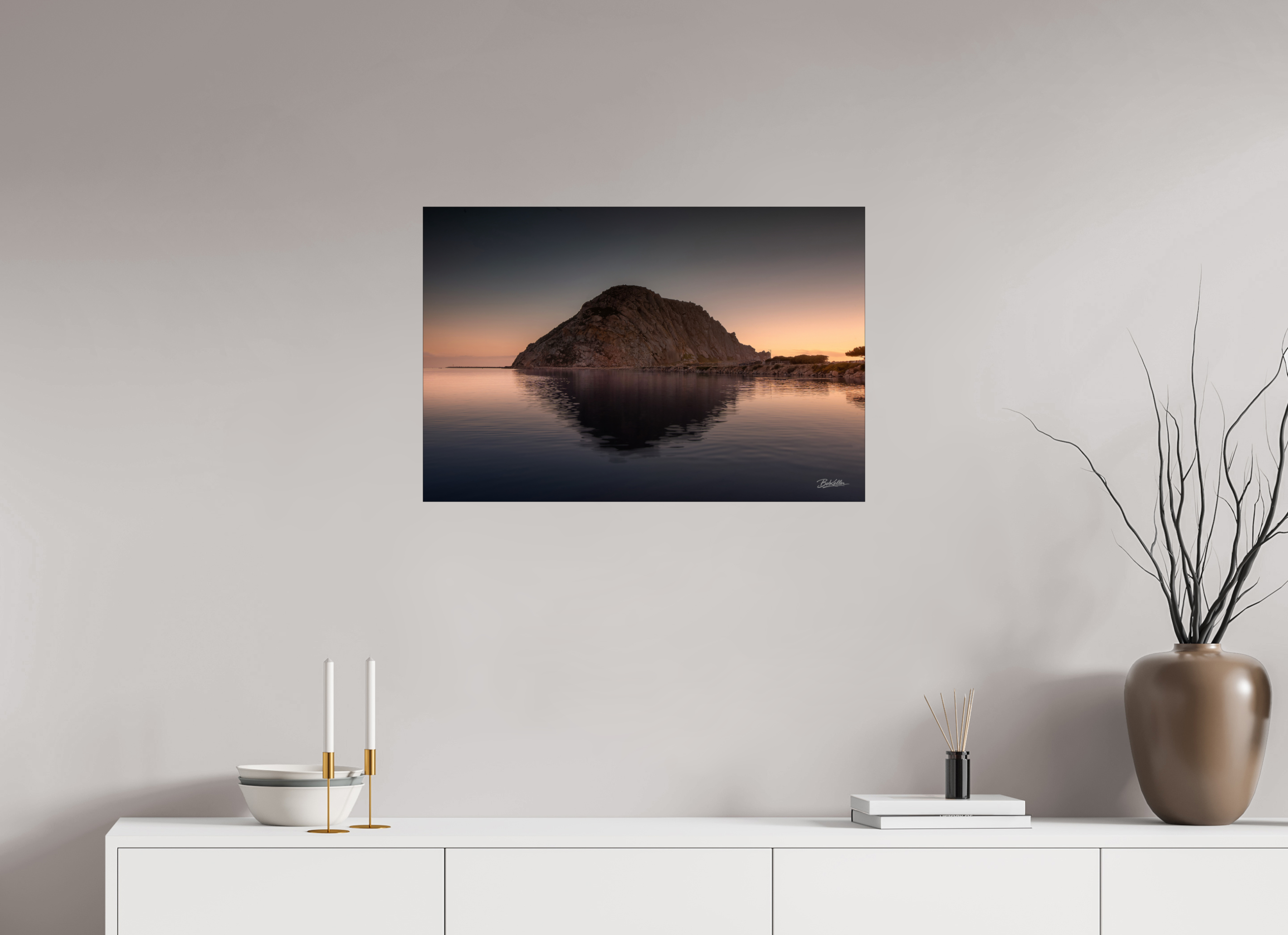 30 x 20″, Fine Art Print-Only Morro Mirage