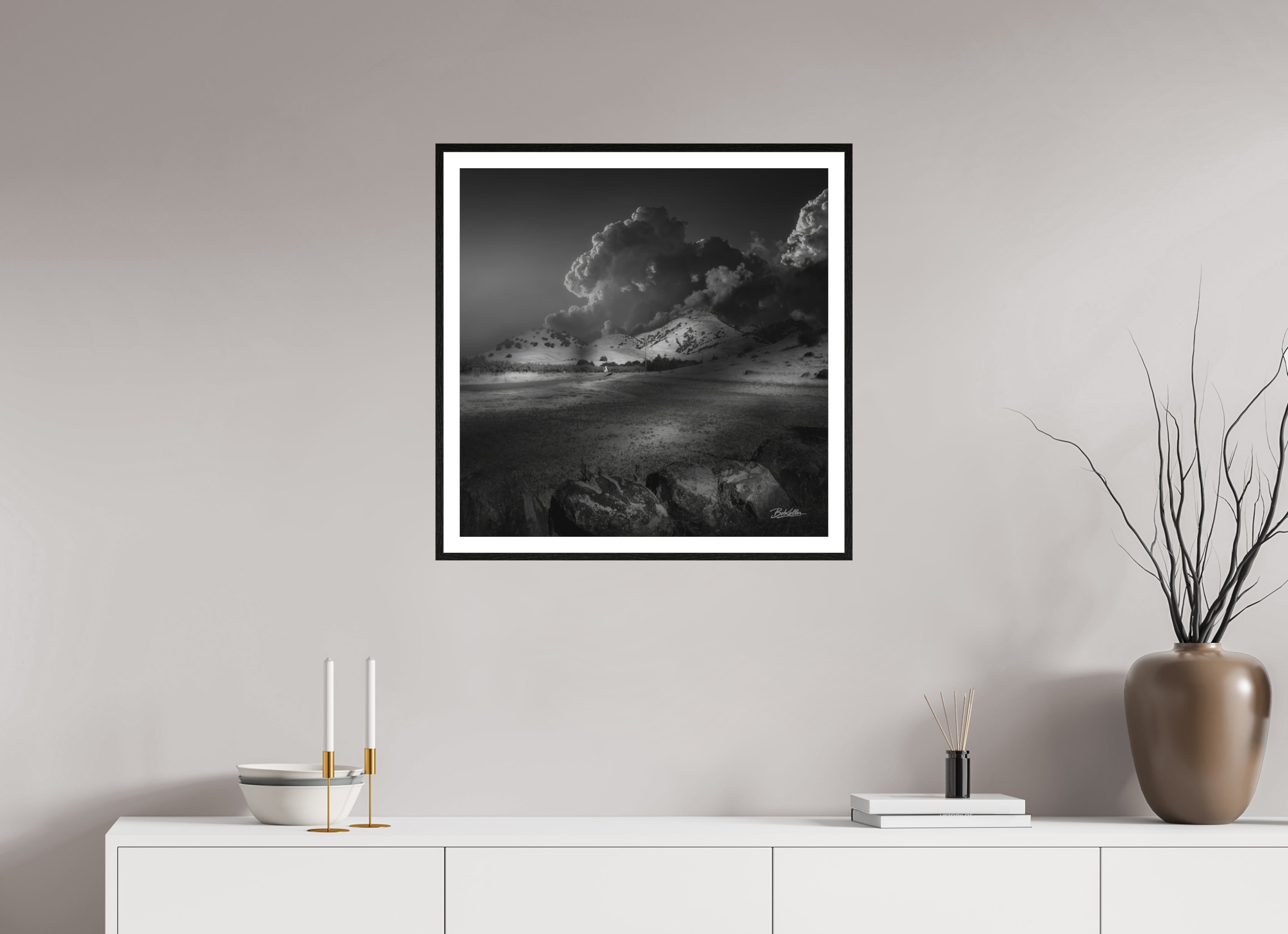 25 x 25″, Fine Art - Acrylic - Framed Ascent Through Time