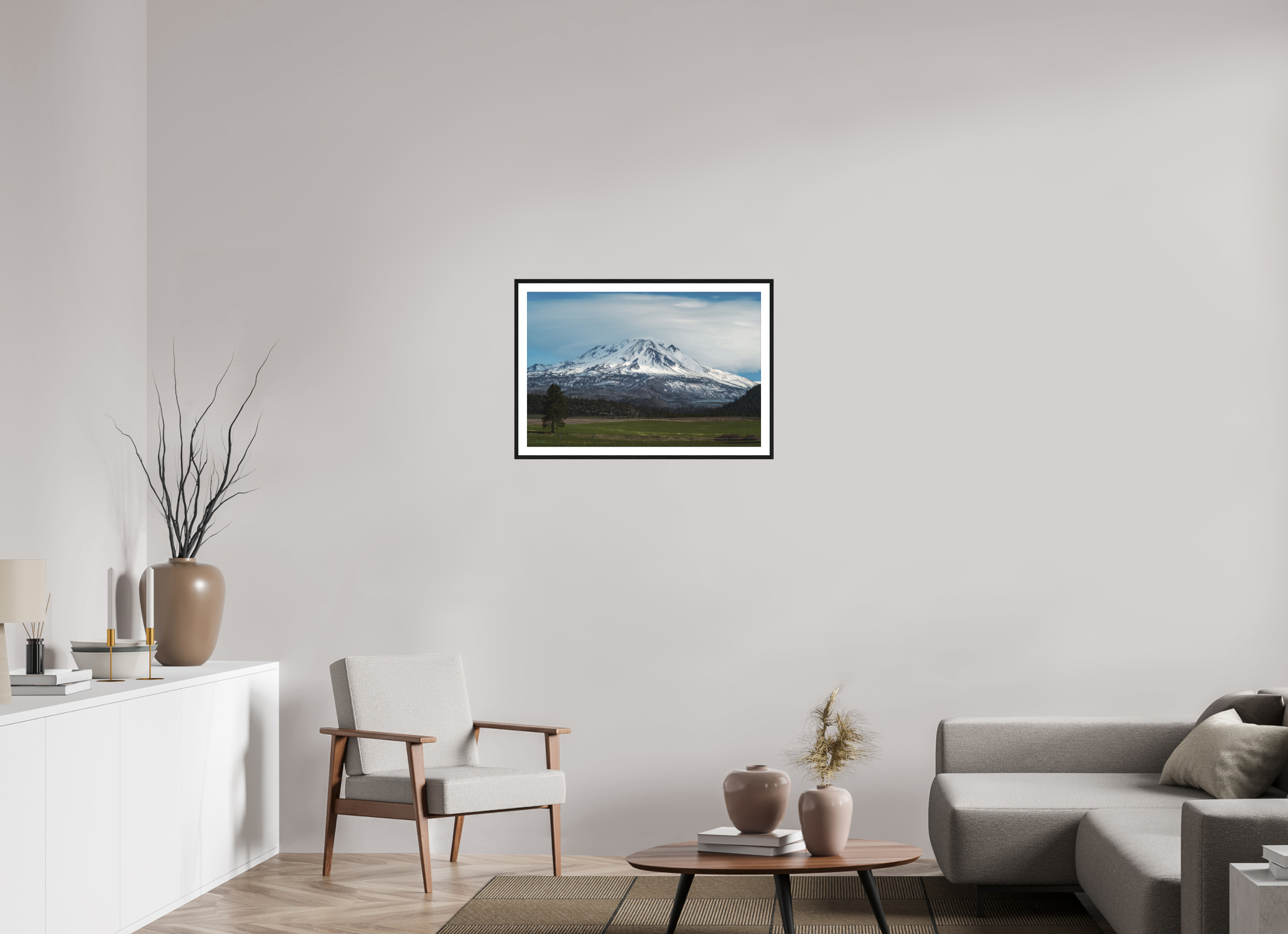 30 x 20″, Fine Art - Acrylic - Framed Volcanic Silence