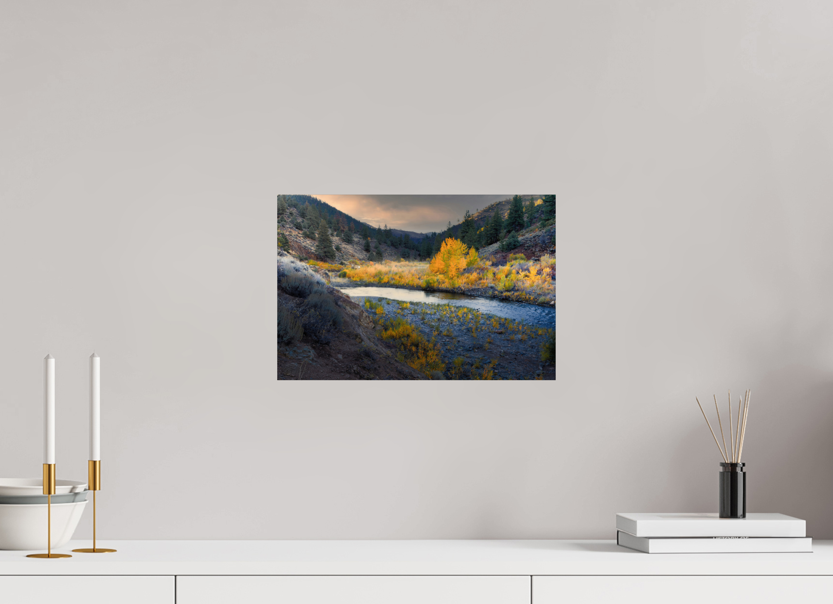 15 x 10″, Photo Print On Fuji Crystal DP II Where Autumn Crosses the dsPass