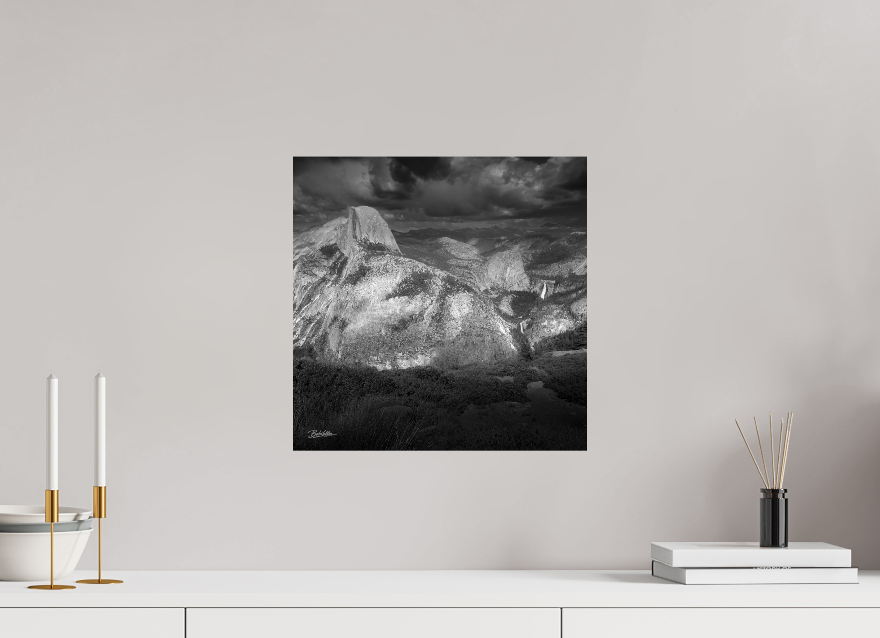 15 x 15″, Fine Art Print-Only Yosemite Trinity