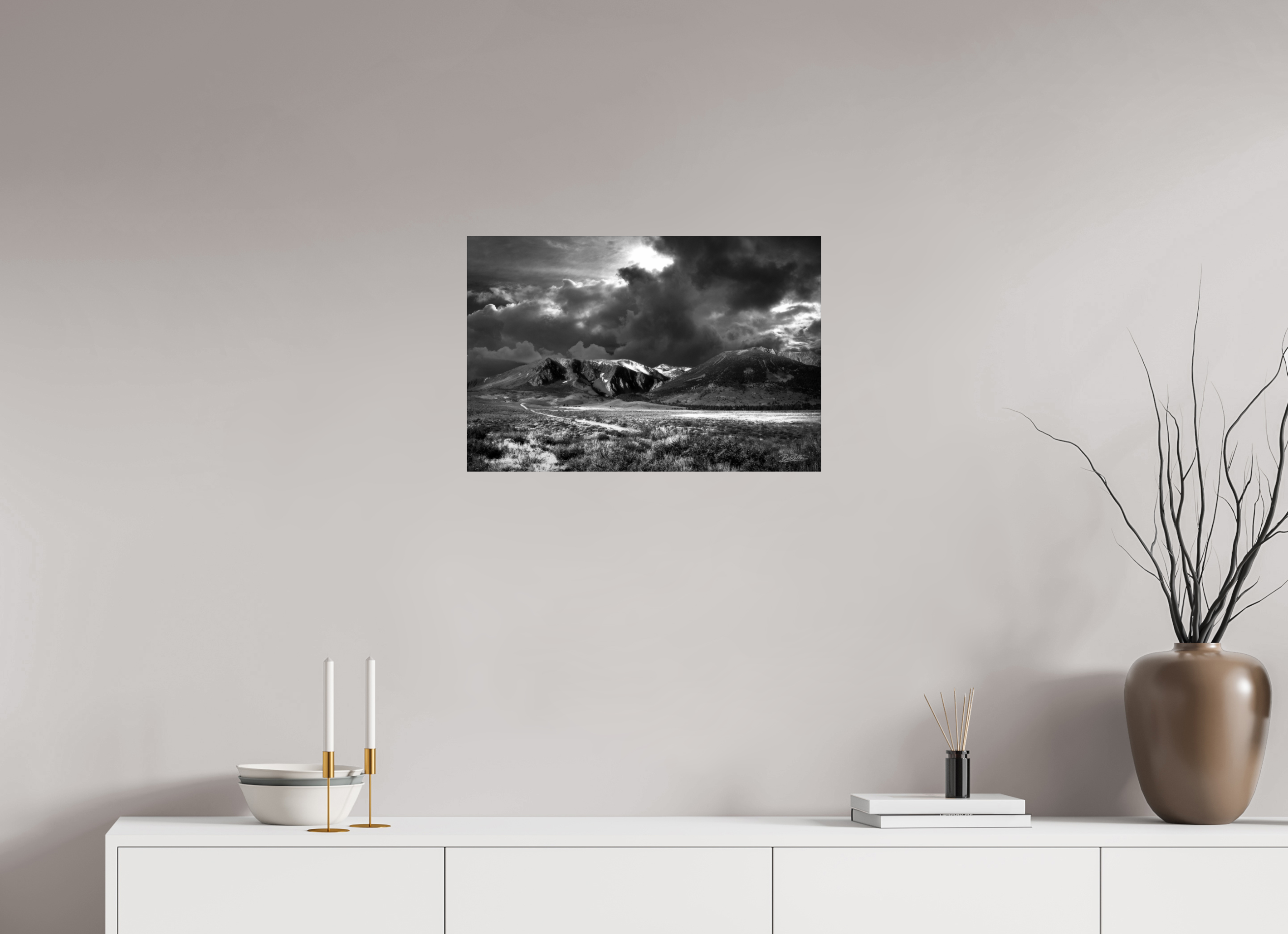 24 x 16″, Fine Art Print-Only Storm on the Pass