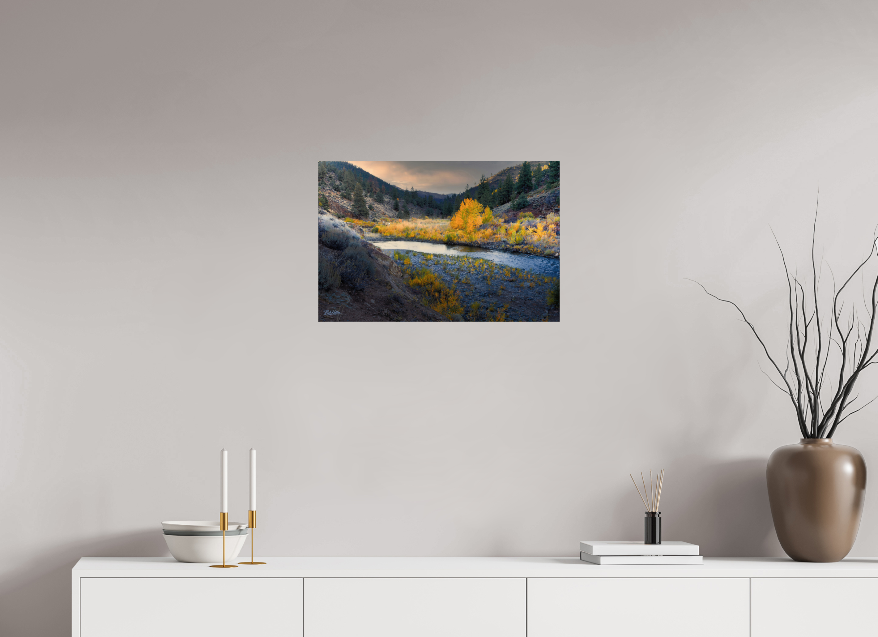 24 x 16″, Fine Art Print-Only Where Autumn Crosses the Pass